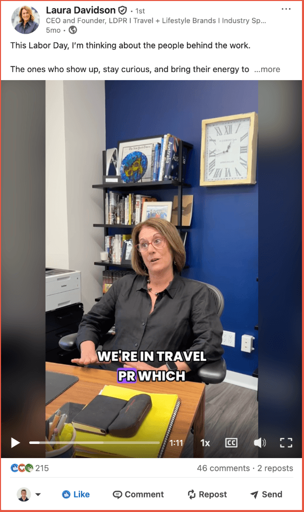 LDPR executive thought leadership video example